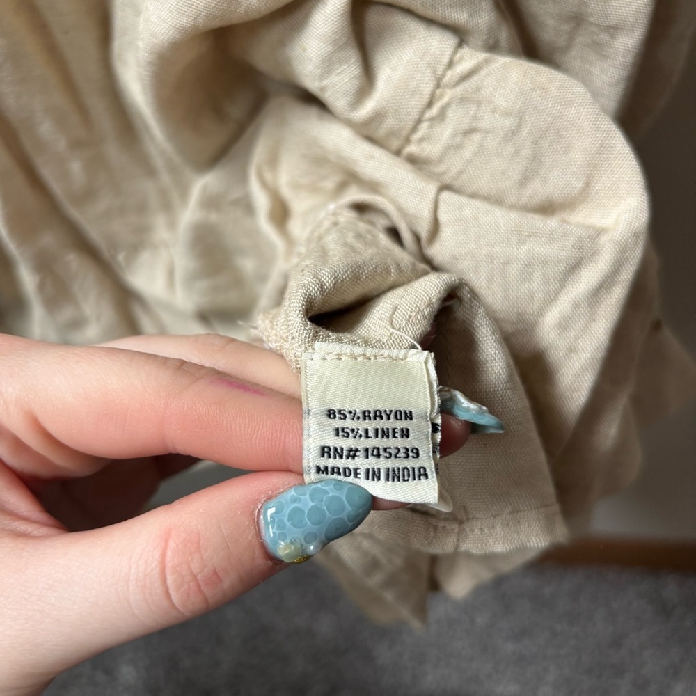Sim & Sam Boho Linen Blend Dress - Picture 4 of 5